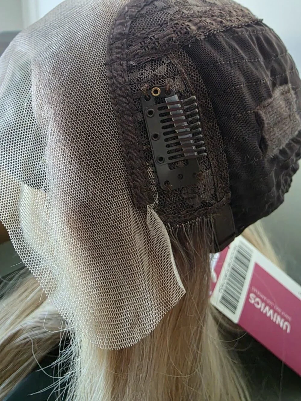 Maylene- Blonde Balayage Remy: Human Hair Lace Front Wig- 18